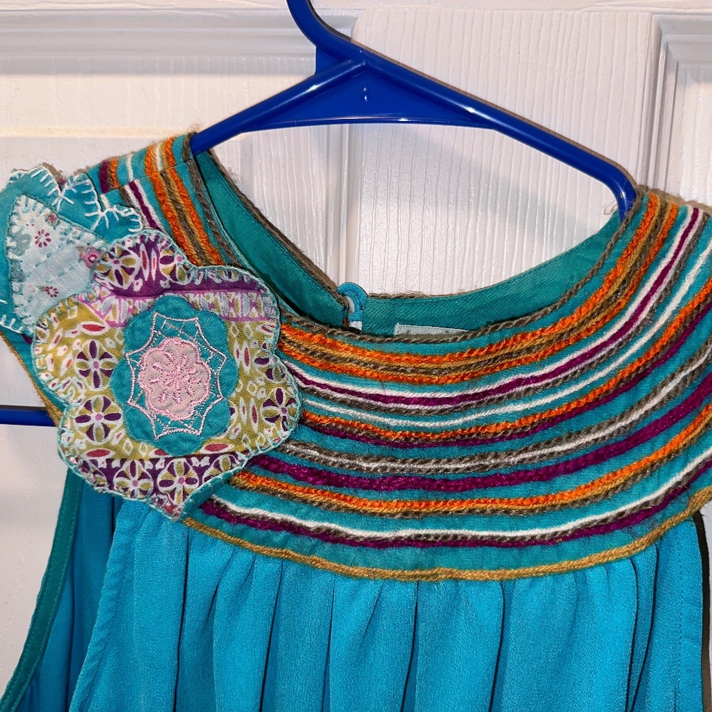 Judith March Embroidered Knee-Length Dress